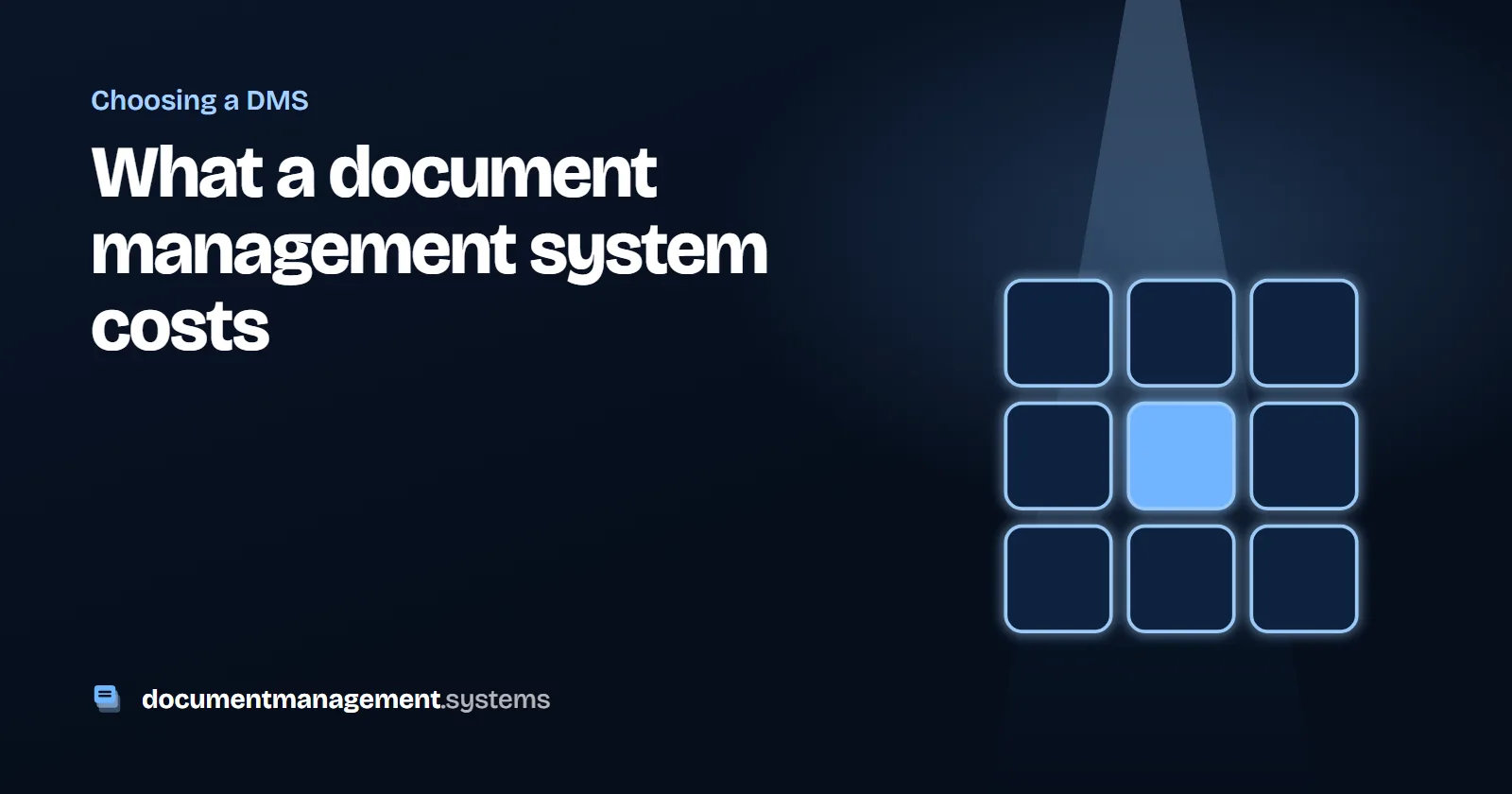 Illustration: tiles of cost components arranged in a grid
